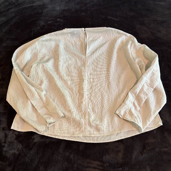 Studio Nicholson Striped Drape-Sleeve Top - Picture 3 of 3